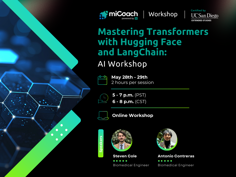 Mastering Transformers with Hugging Face and LangChain - Events - miCoach